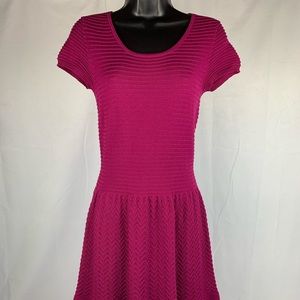 Julian Taylor Pink Knit Dress - Size M